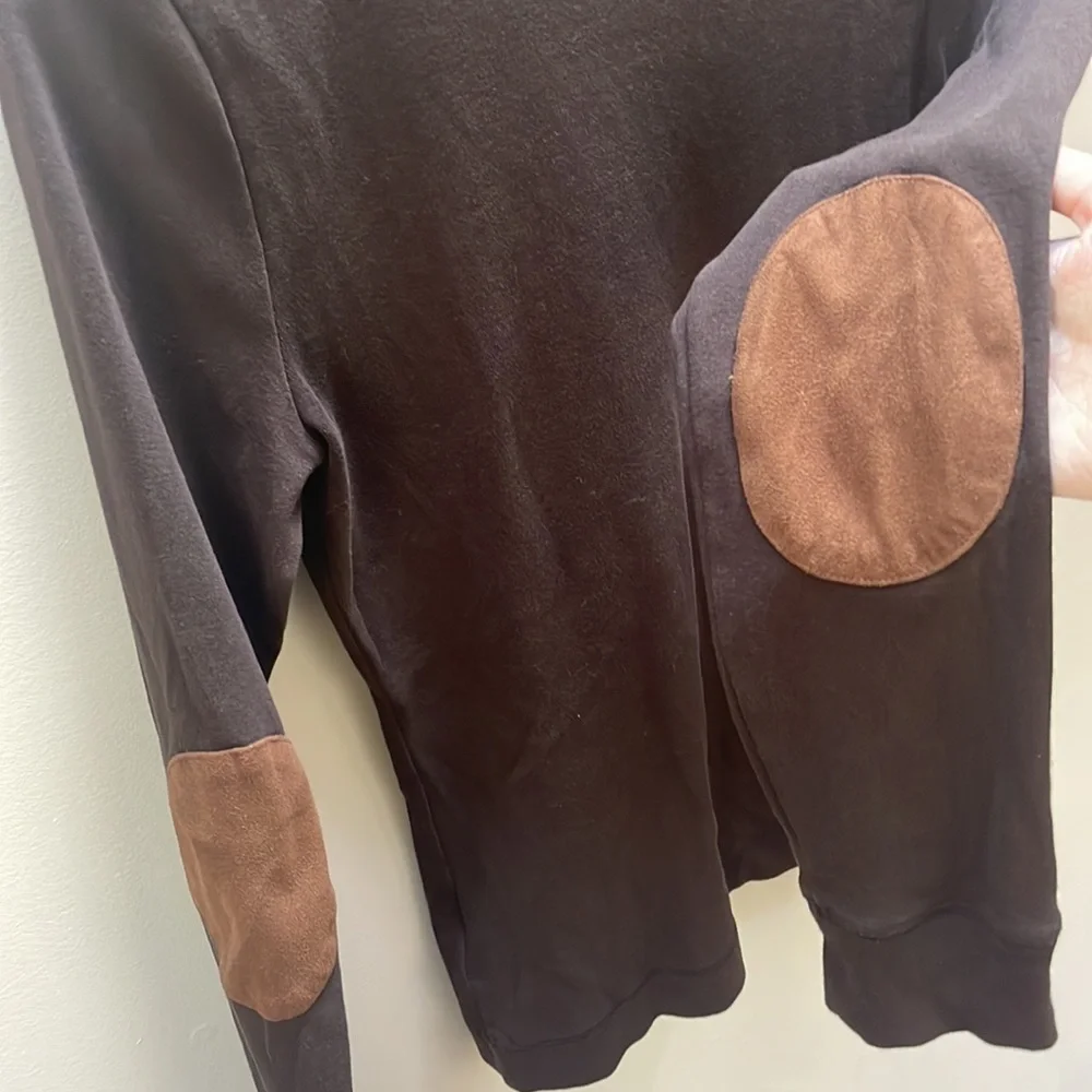 NWOT Lauren Ralph Lauren Neutral Suede Top - Picture 8 of 11